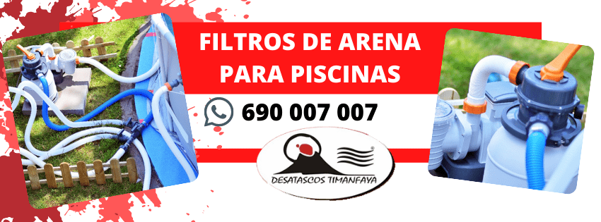 filtros de arena para piscinas