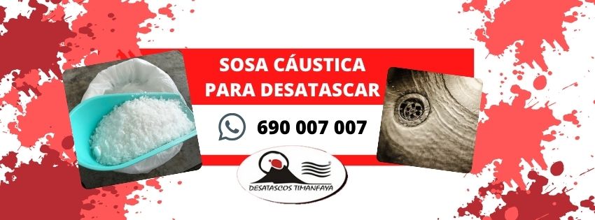 sosa cáustica para desatascar